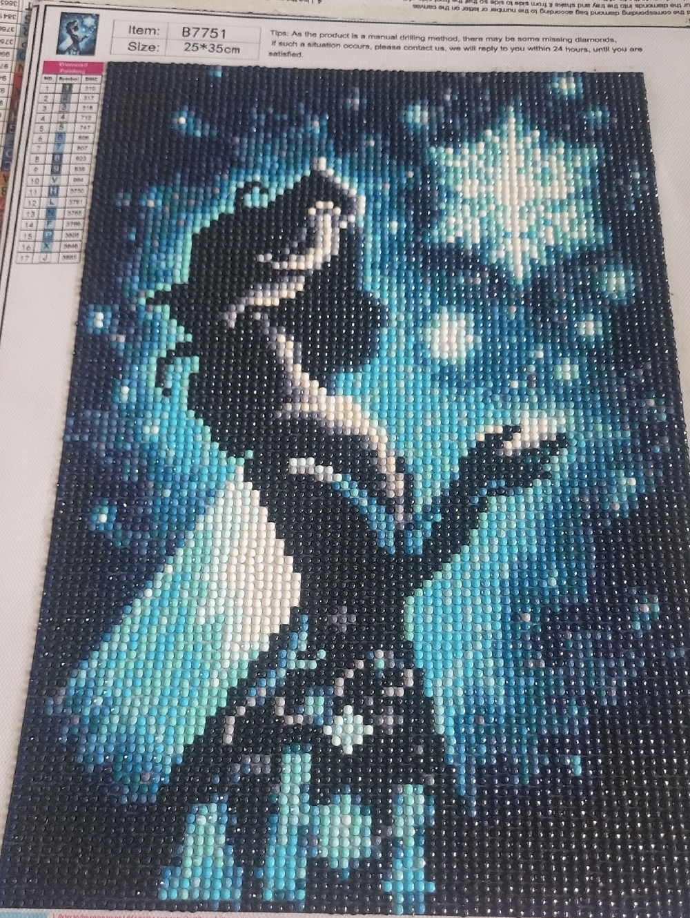 ✨ Frozen Elsa Diamond Painting | Finished & Sealed Wall Decor